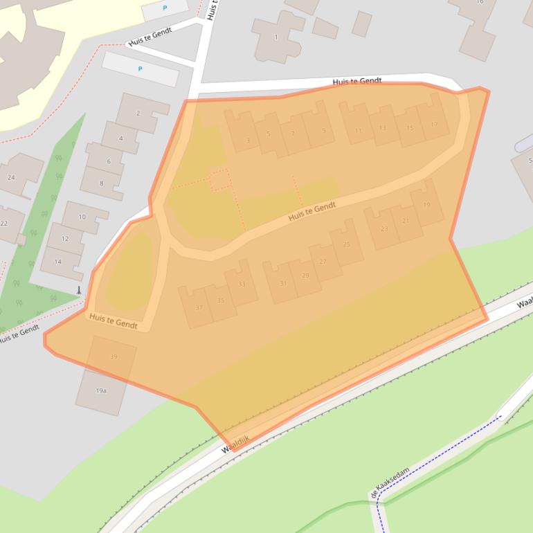 Kaart van postcodegebied 6691BN.