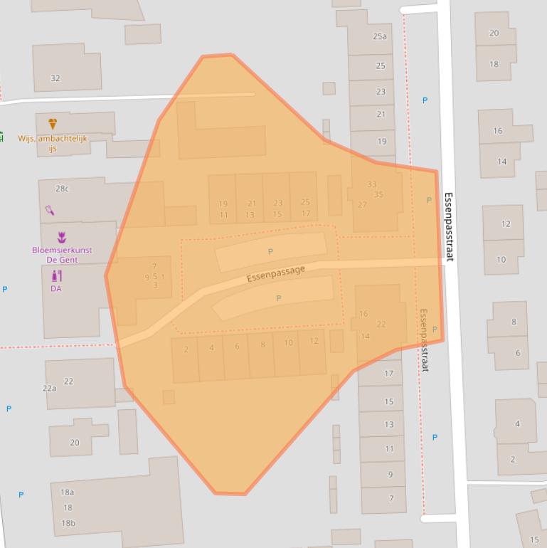 Kaart van postcodegebied 6691BS.