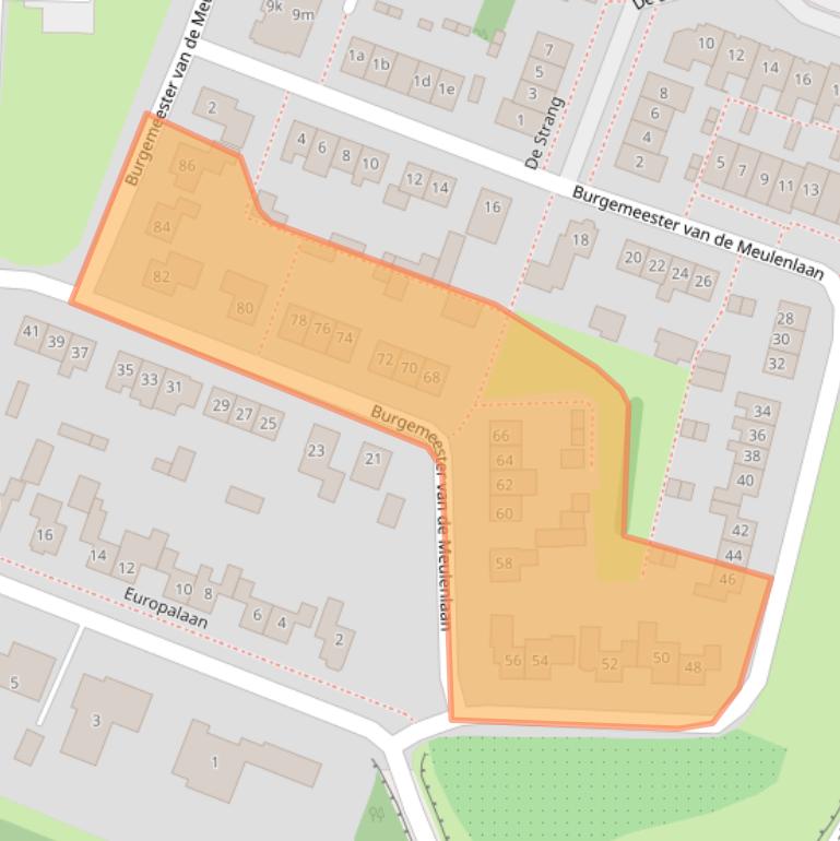 Kaart van postcodegebied 6691CC.