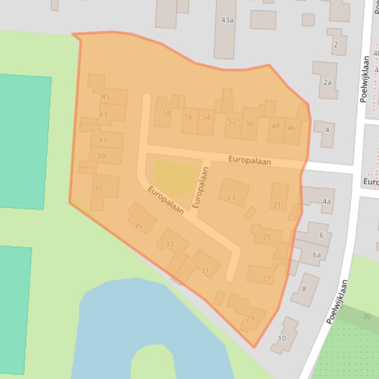 Kaart van postcodegebied 6691CH.