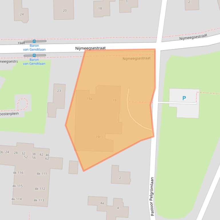 Kaart van postcodegebied 6691CK.