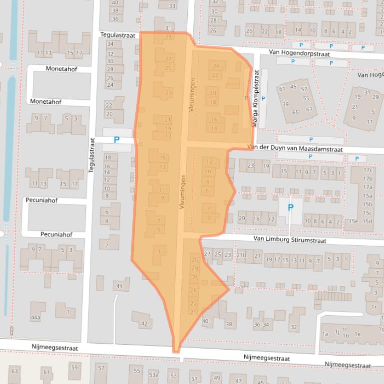 Kaart van postcodegebied 6691CV.