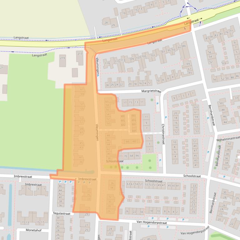 Kaart van postcodegebied 6691CW.