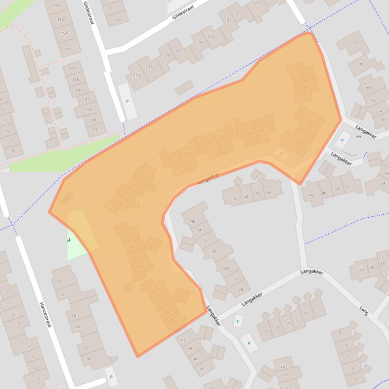 Kaart van postcodegebied 6691DB.