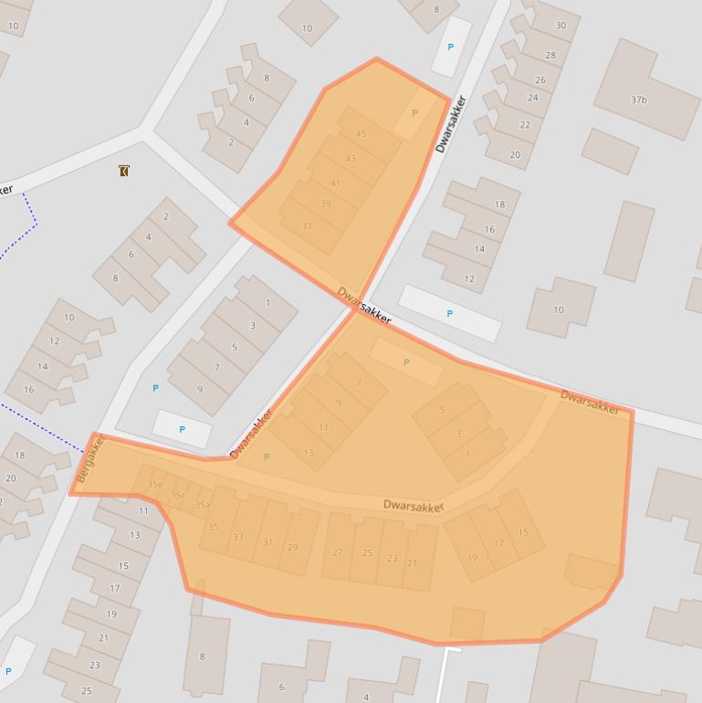 Kaart van postcodegebied 6691DJ.