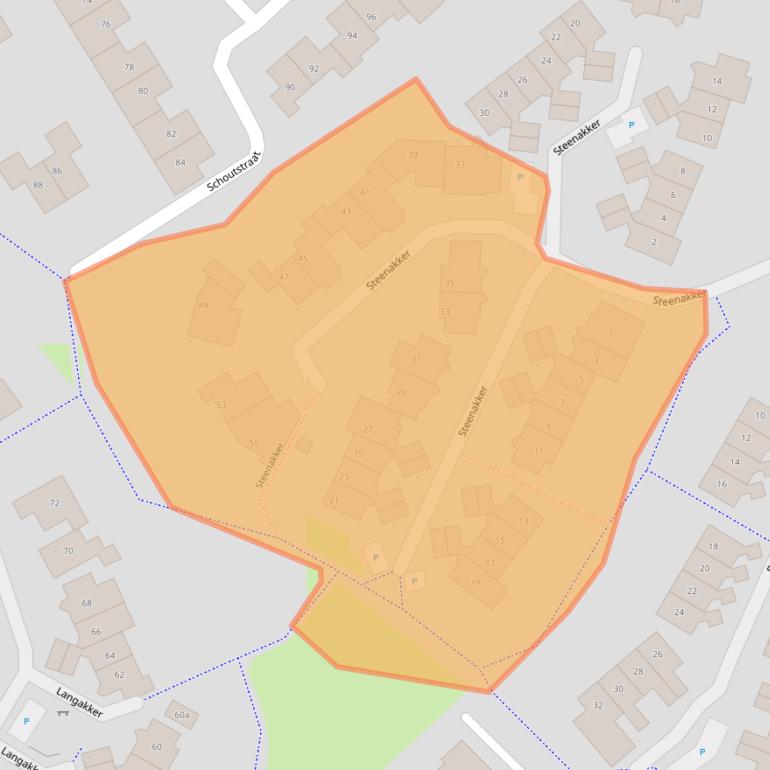 Kaart van postcodegebied 6691DM.