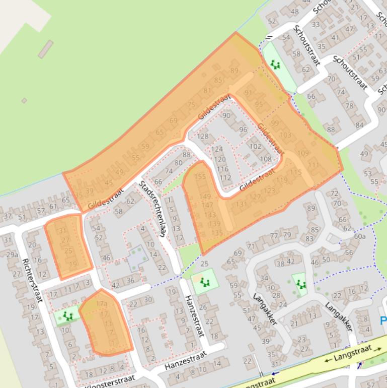 Kaart van postcodegebied 6691DT.