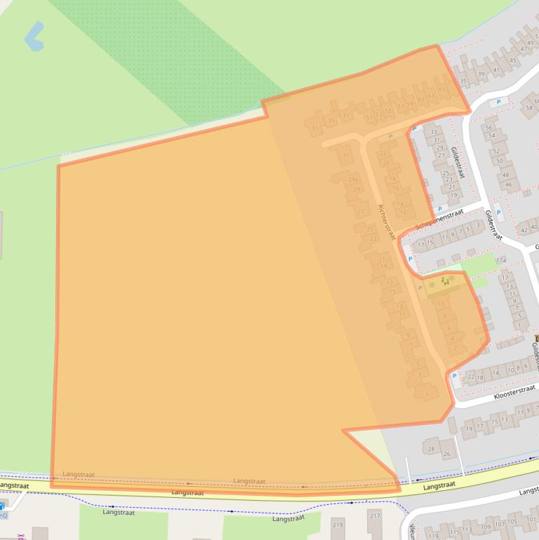 Kaart van postcodegebied 6691DW.