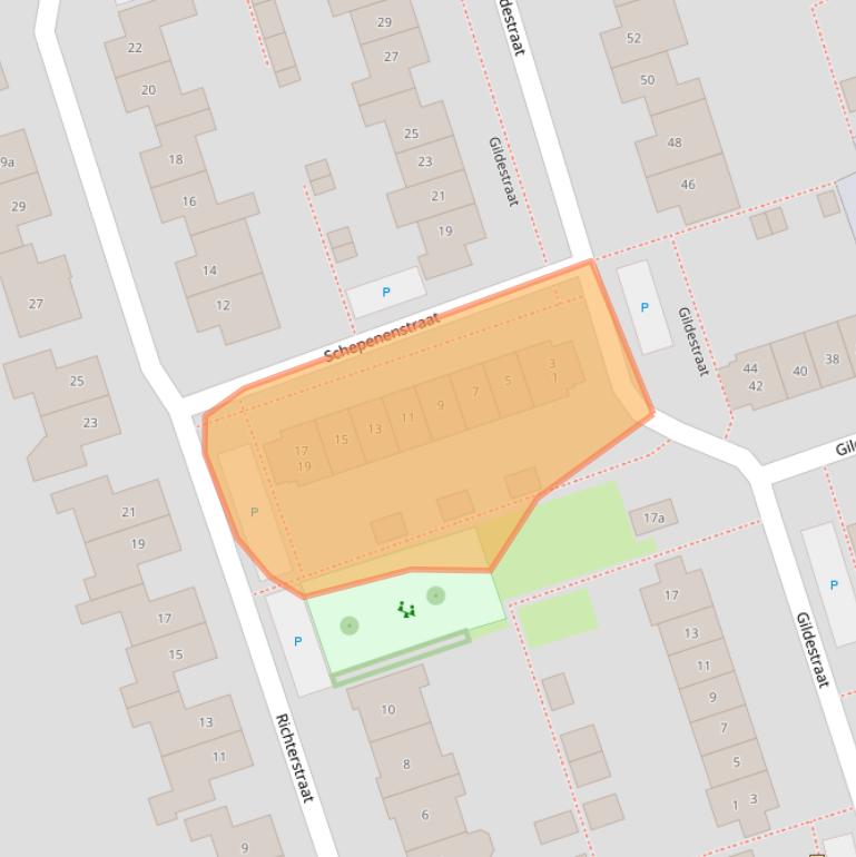 Kaart van postcodegebied 6691DX.