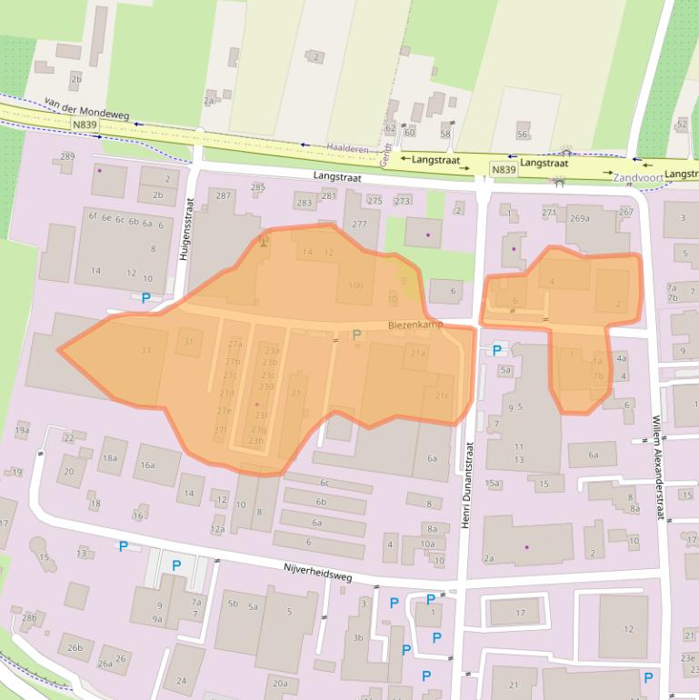 Kaart van postcodegebied 6691EJ.