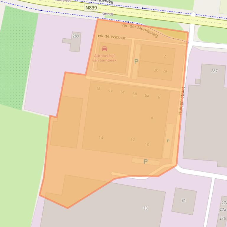 Kaart van postcodegebied 6691EL.