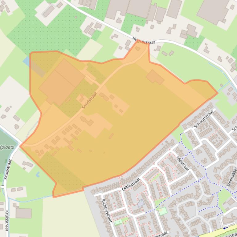 Kaart van postcodegebied 6691ES.