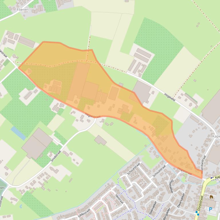 Kaart van postcodegebied 6691EV.