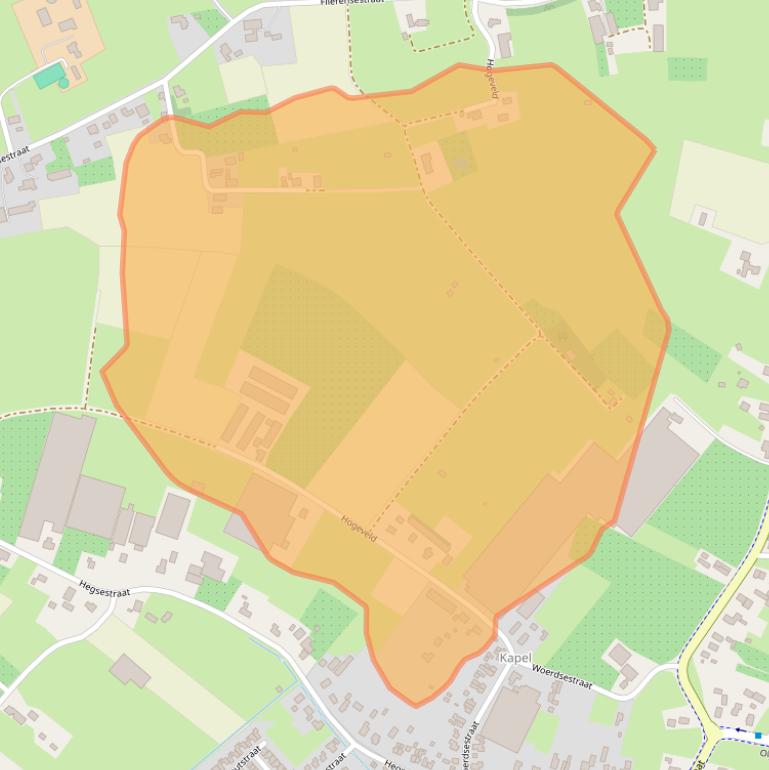 Kaart van postcodegebied 6691GD.