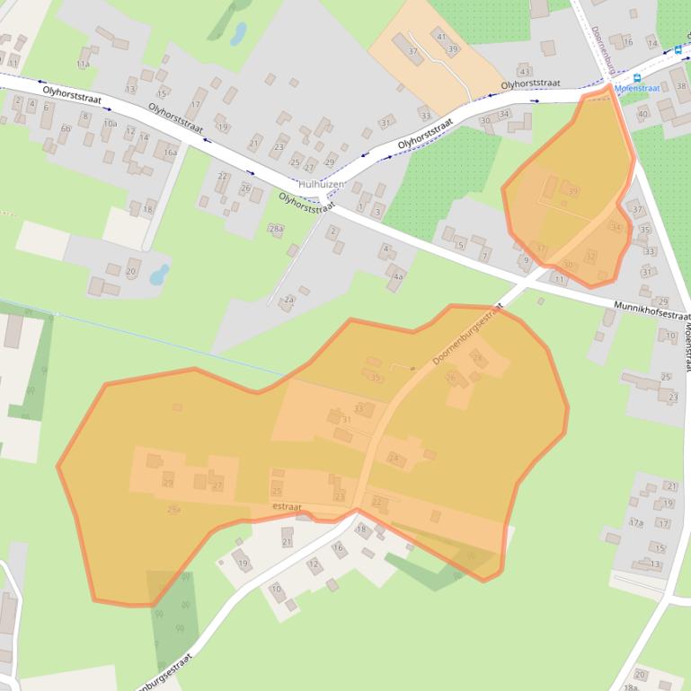 Kaart van postcodegebied 6691HB.