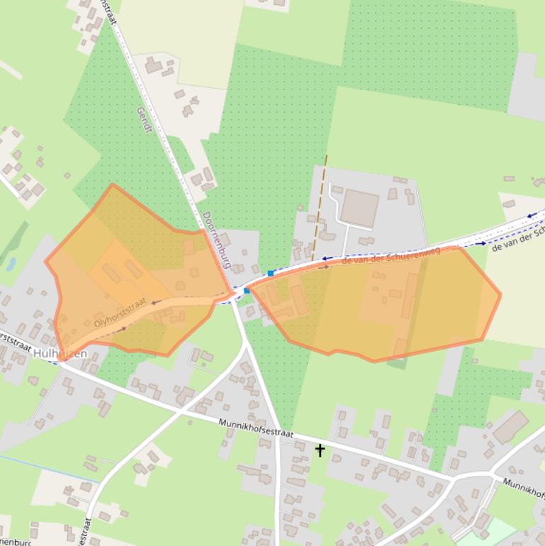 Kaart van postcodegebied 6691HE.