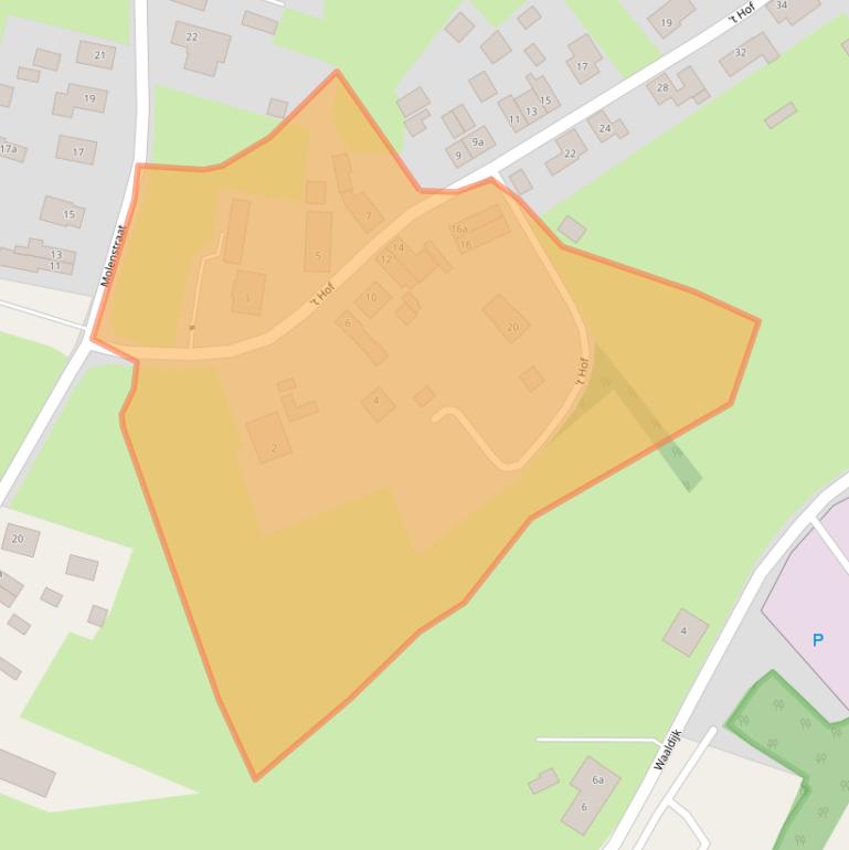 Kaart van postcodegebied 6691HK.