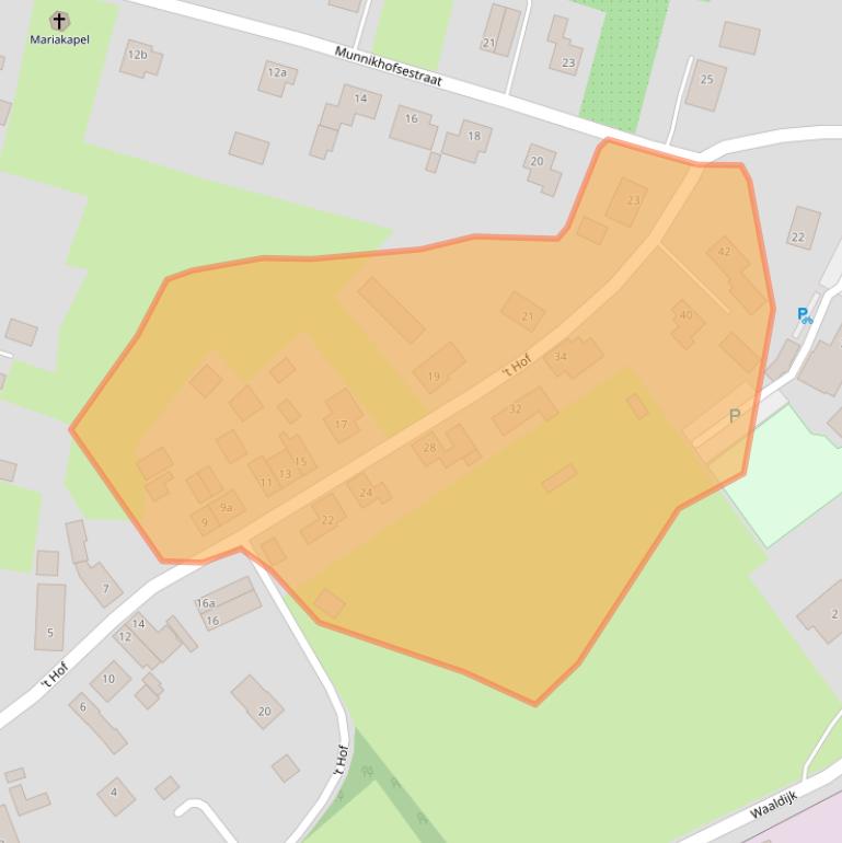 Kaart van postcodegebied 6691HL.