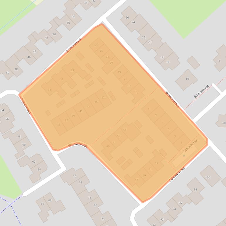 Kaart van postcodegebied 6691JG.