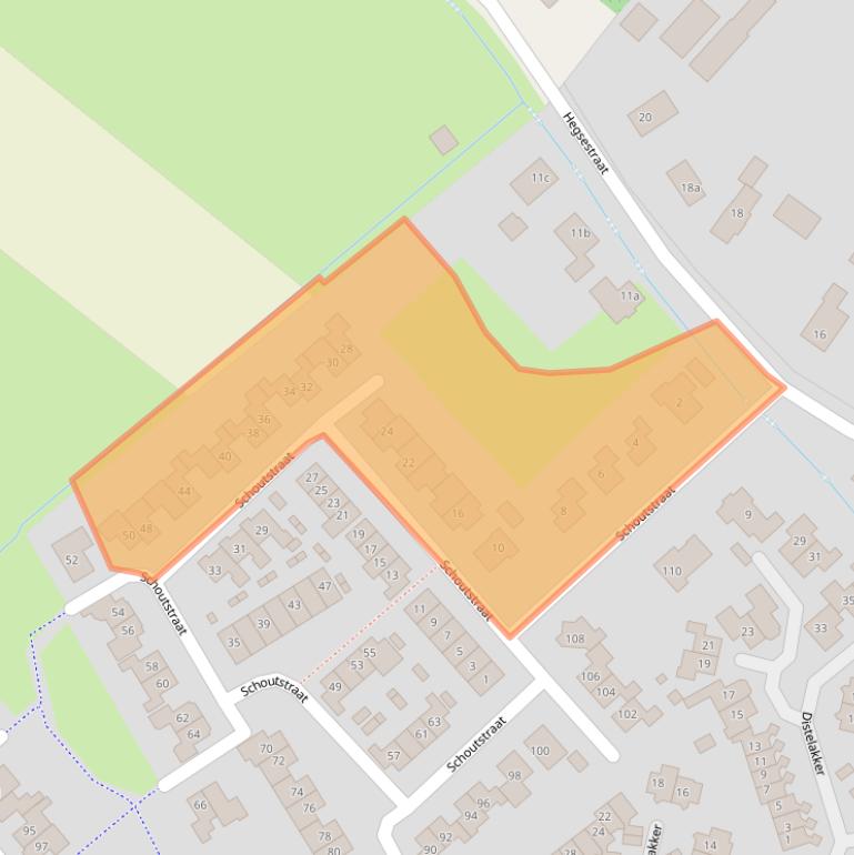 Kaart van postcodegebied 6691JH.