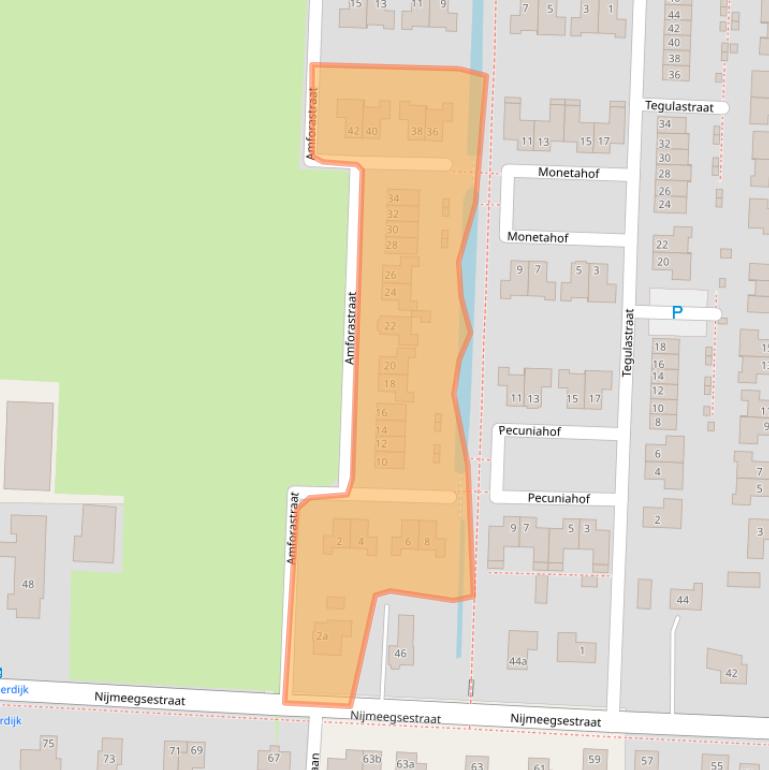 Kaart van postcodegebied 6691KE.