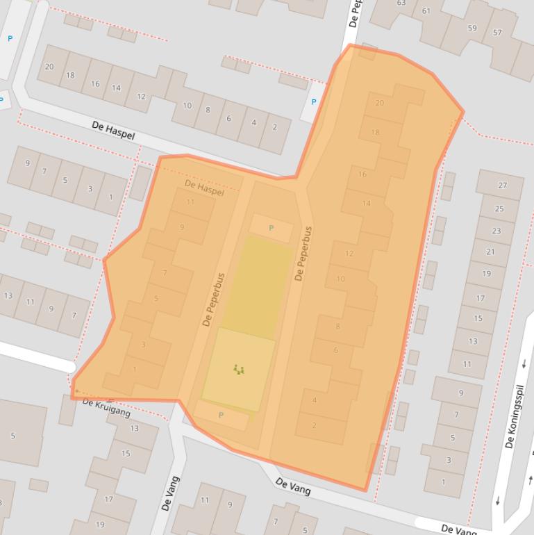 Kaart van postcodegebied 6691PN.