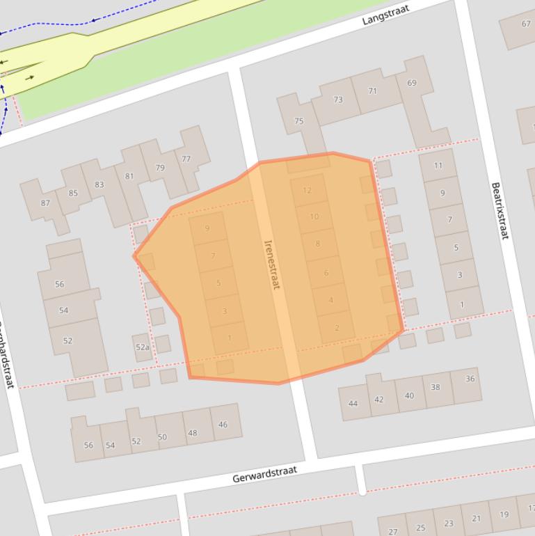 Kaart van postcodegebied 6691XC.