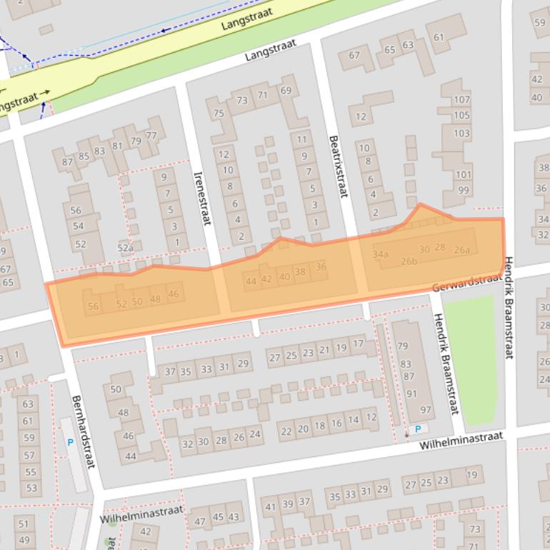 Kaart van postcodegebied 6691XH.