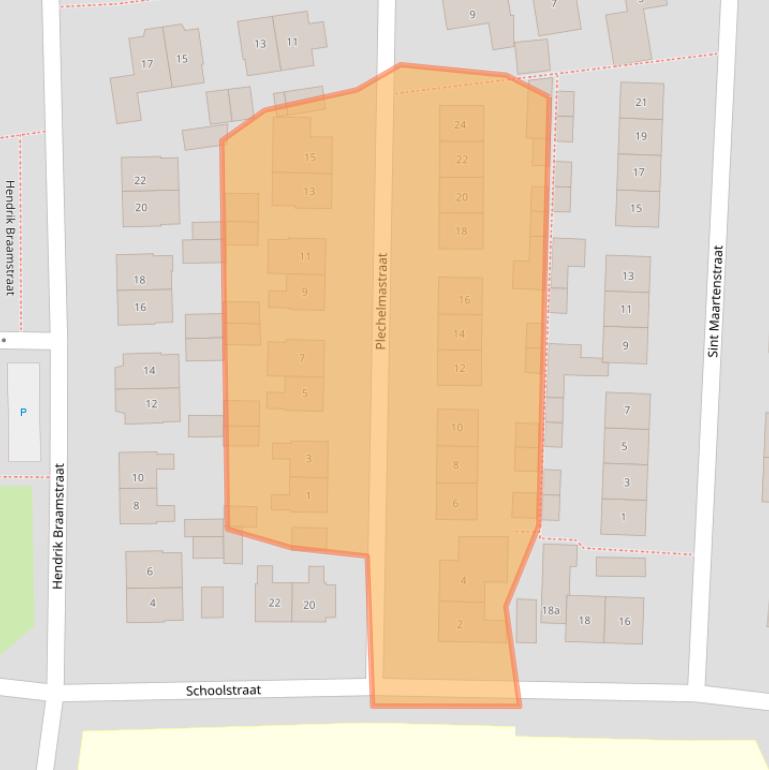 Kaart van postcodegebied 6691XM.