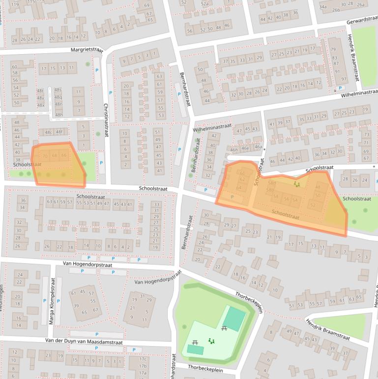 Kaart van postcodegebied 6691XV.