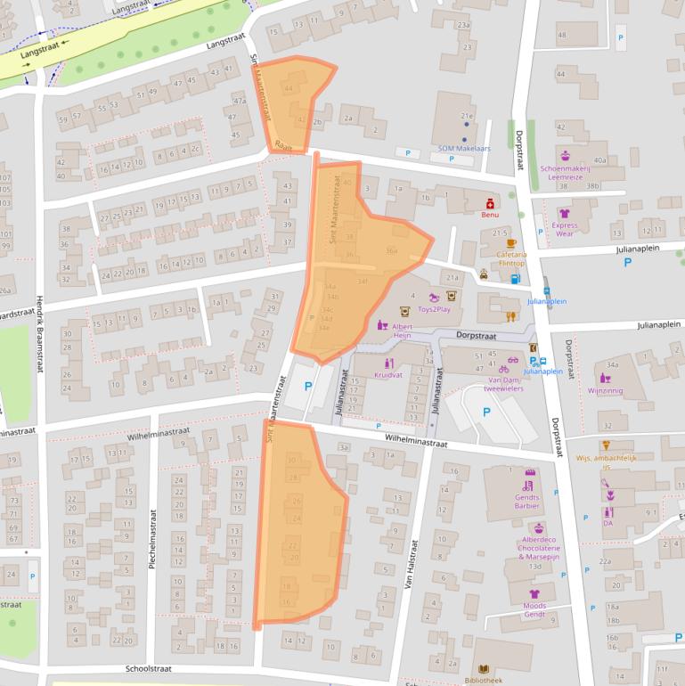 Kaart van postcodegebied 6691XX.