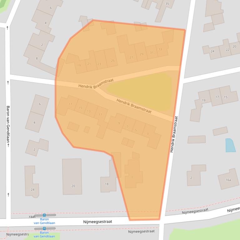 Kaart van postcodegebied 6691ZA.