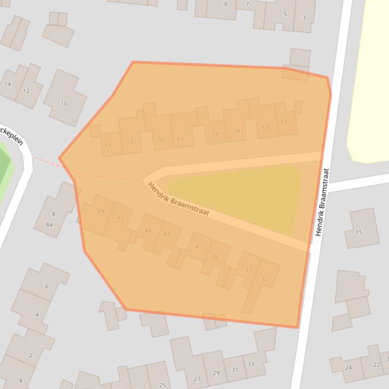 Kaart van postcodegebied 6691ZB.