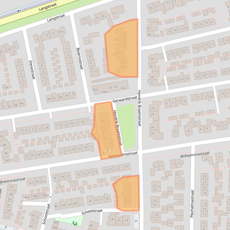 Kaart van postcodegebied 6691ZC.