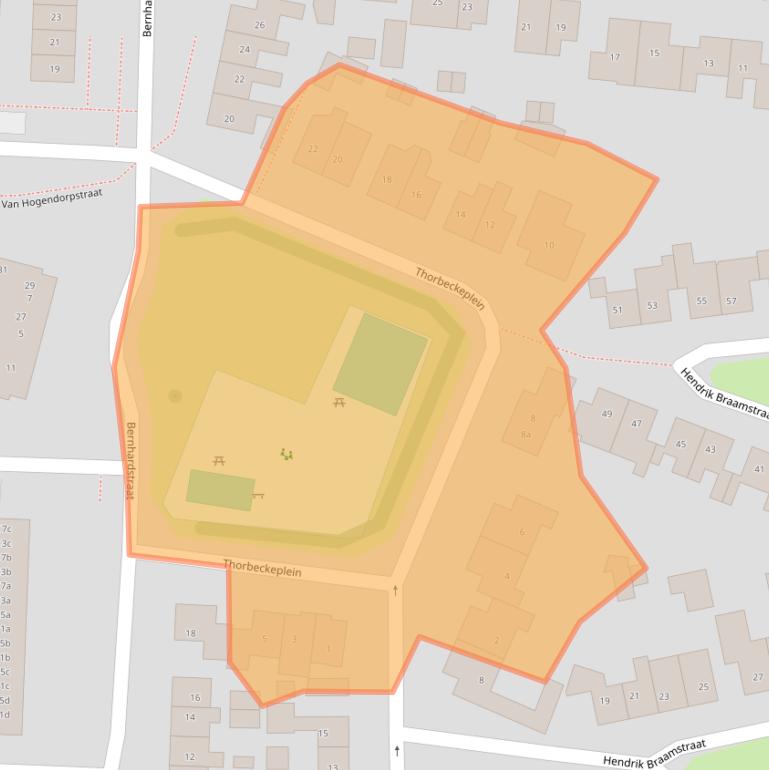 Kaart van postcodegebied 6691ZJ.