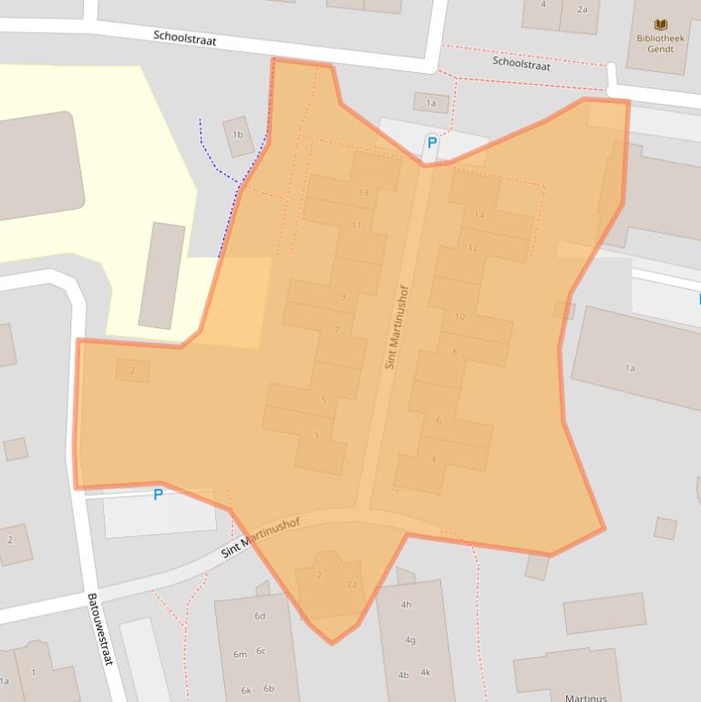 Kaart van postcodegebied 6691ZZ.