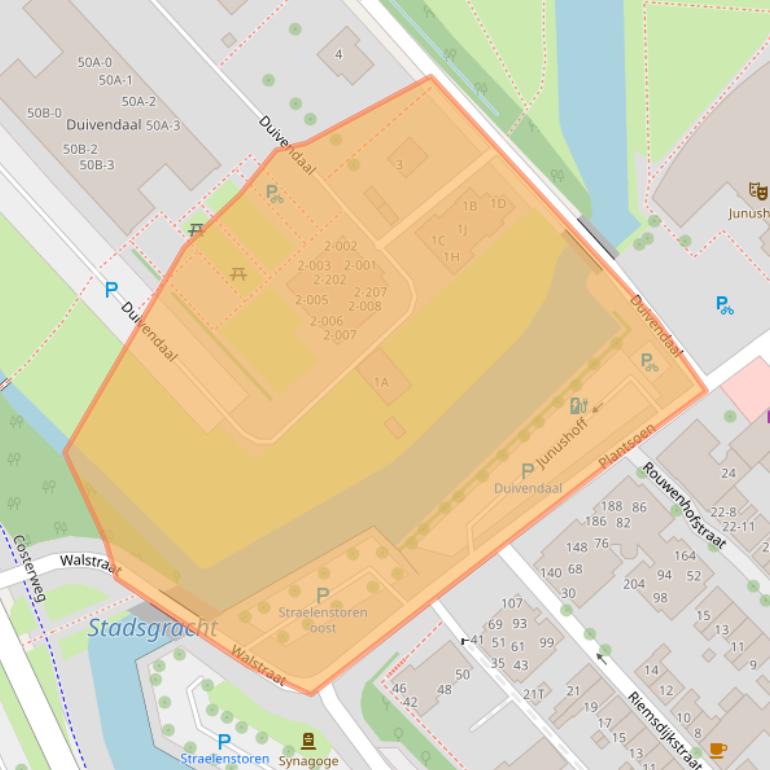 Kaart van postcodegebied 6701AP.