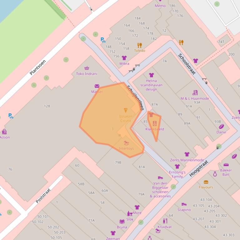 Kaart van postcodegebied 6701AV.