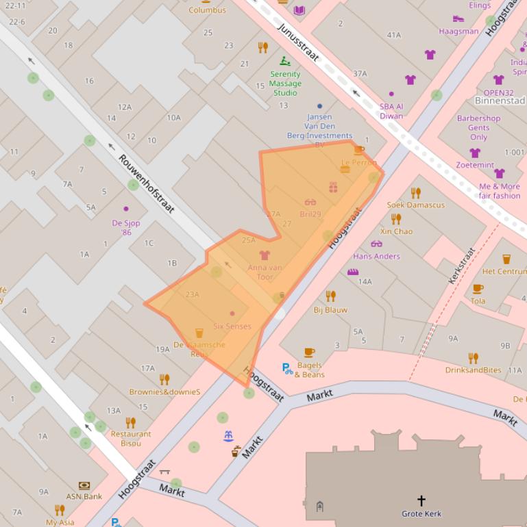 Kaart van postcodegebied 6701BL.