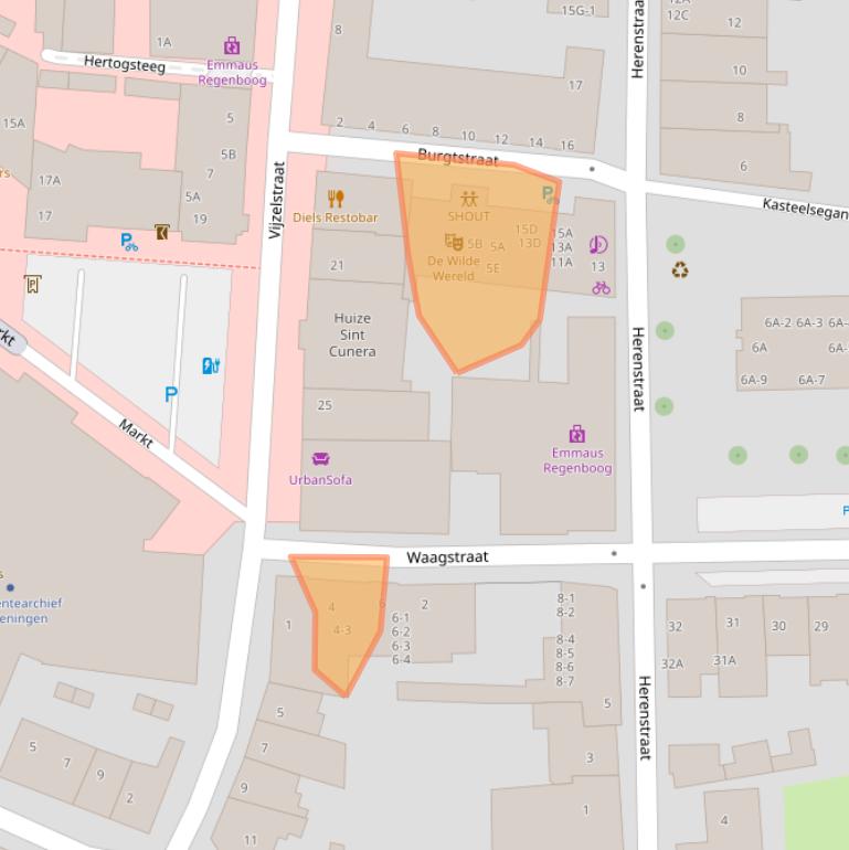 Kaart van postcodegebied 6701DA.