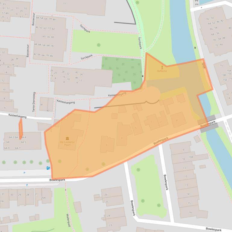 Kaart van postcodegebied 6701DN.