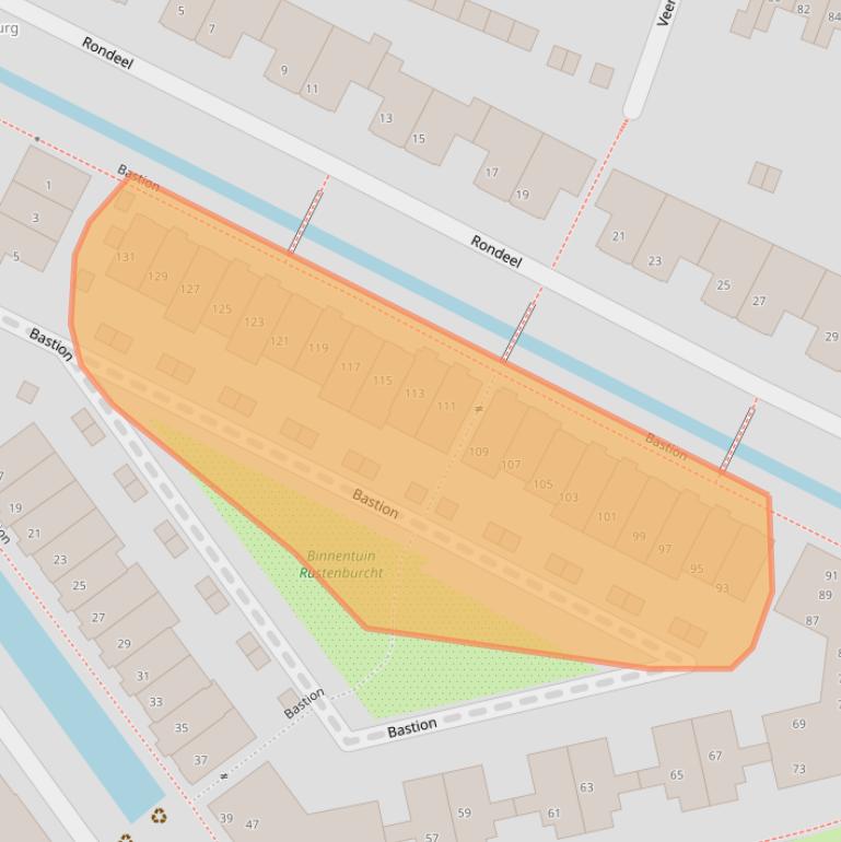 Kaart van postcodegebied 6701HE.