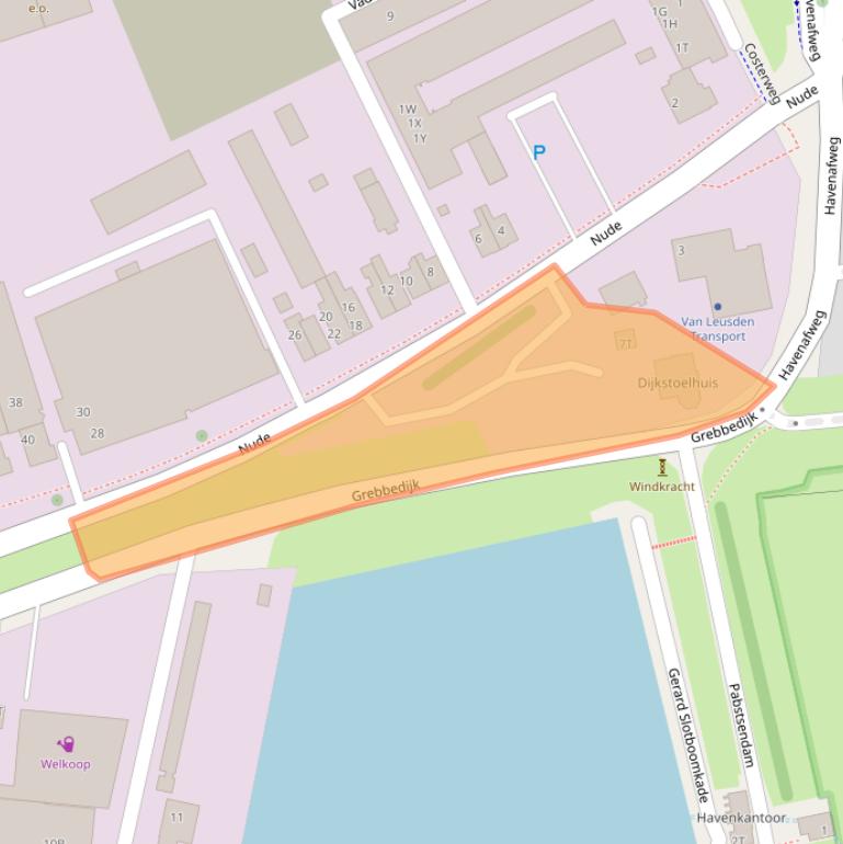 Kaart van postcodegebied 6702DG.