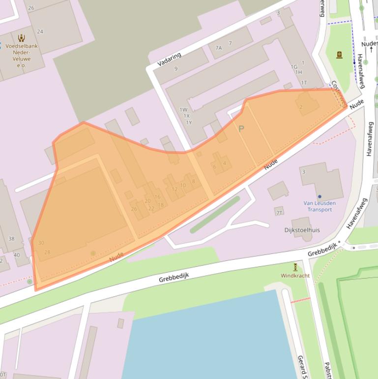 Kaart van postcodegebied 6702DL.