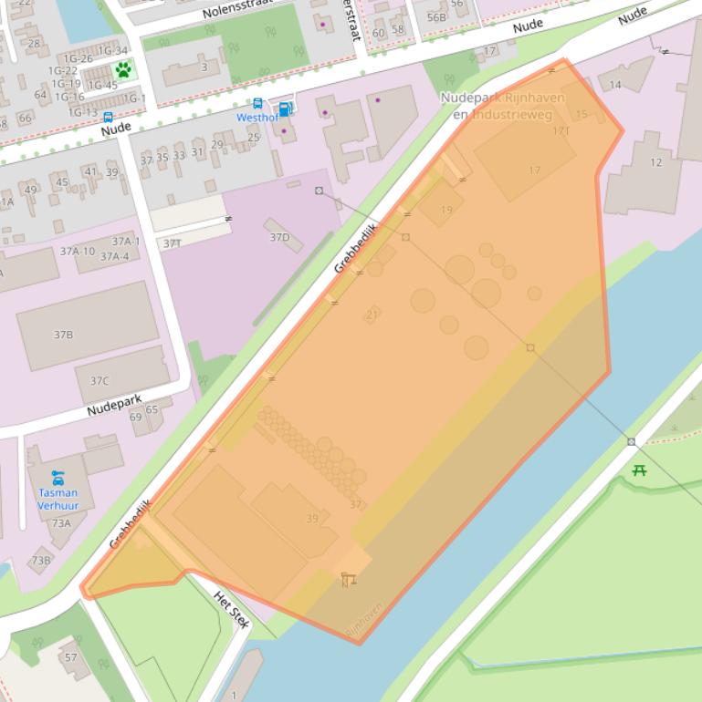 Kaart van postcodegebied 6702DS.