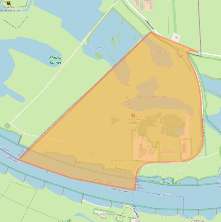 Kaart van postcodegebied 6702PA.