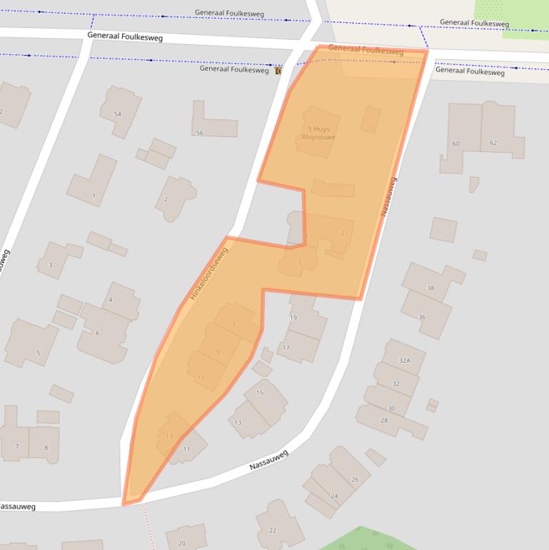 Kaart van postcodegebied 6703CK.