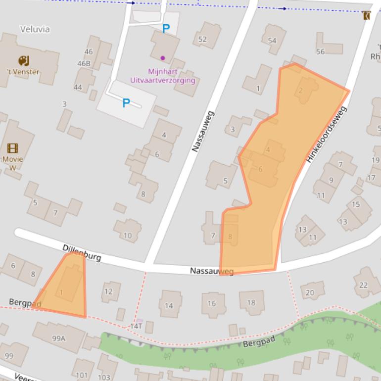 Kaart van postcodegebied 6703CL.