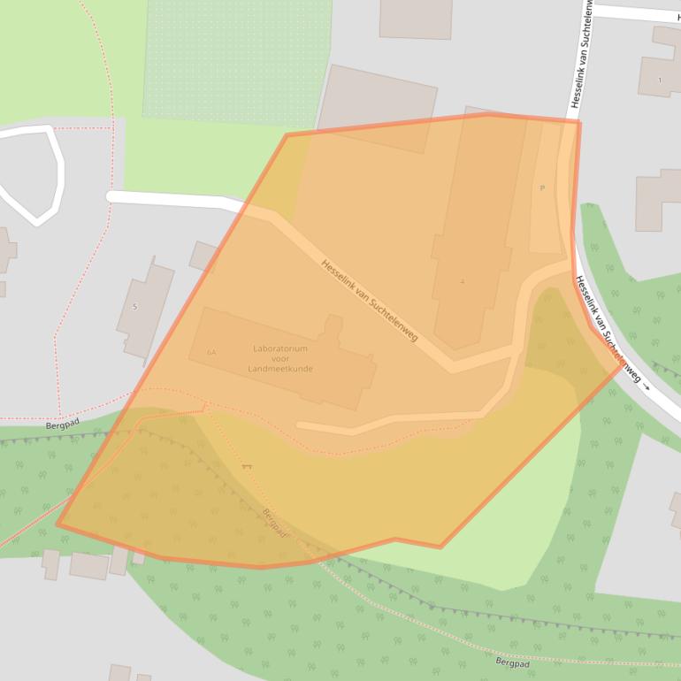 Kaart van postcodegebied 6703CT.