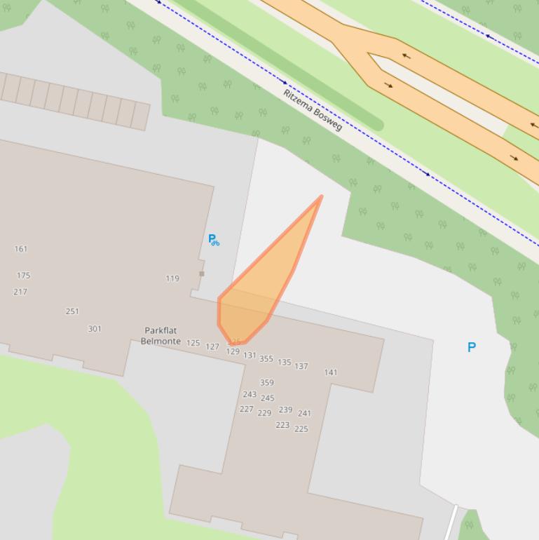 Kaart van postcodegebied 6703DM.